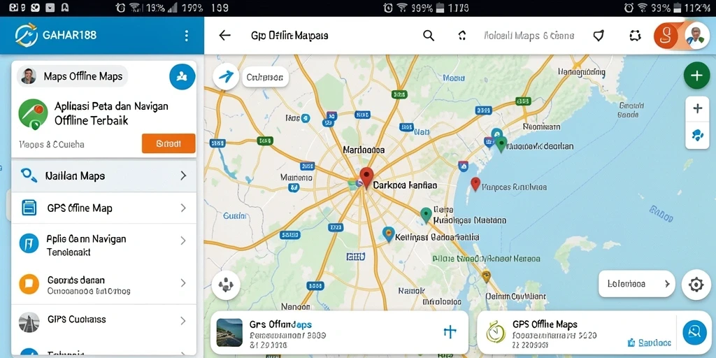 Tampilan antarmuka aplikasi GAHAR188 yang user-friendly dan informatif.