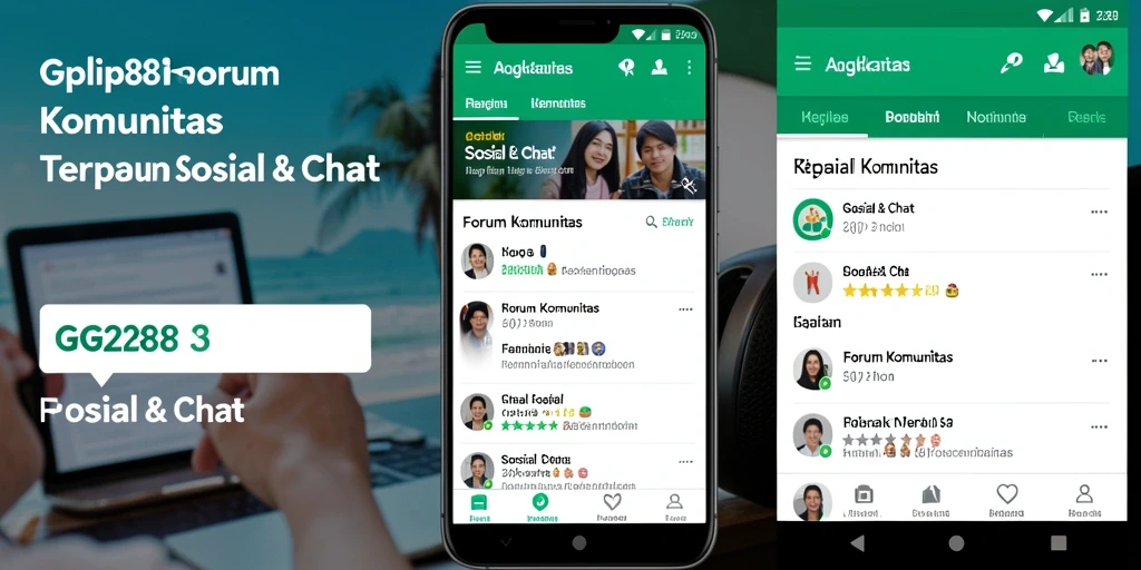 Antarmuka pengguna GG288 yang ramah dan menarik.