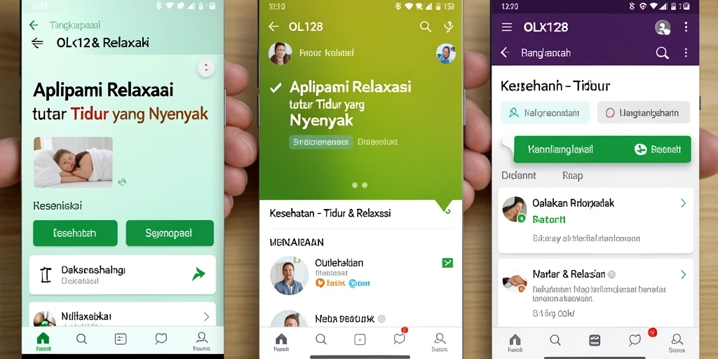 Antarmuka OLX128 yang sederhana dan ramah pengguna untuk relaksasi.